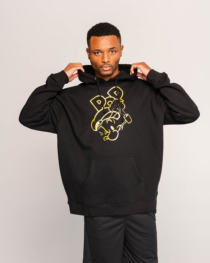 Big Face Black Hoodie