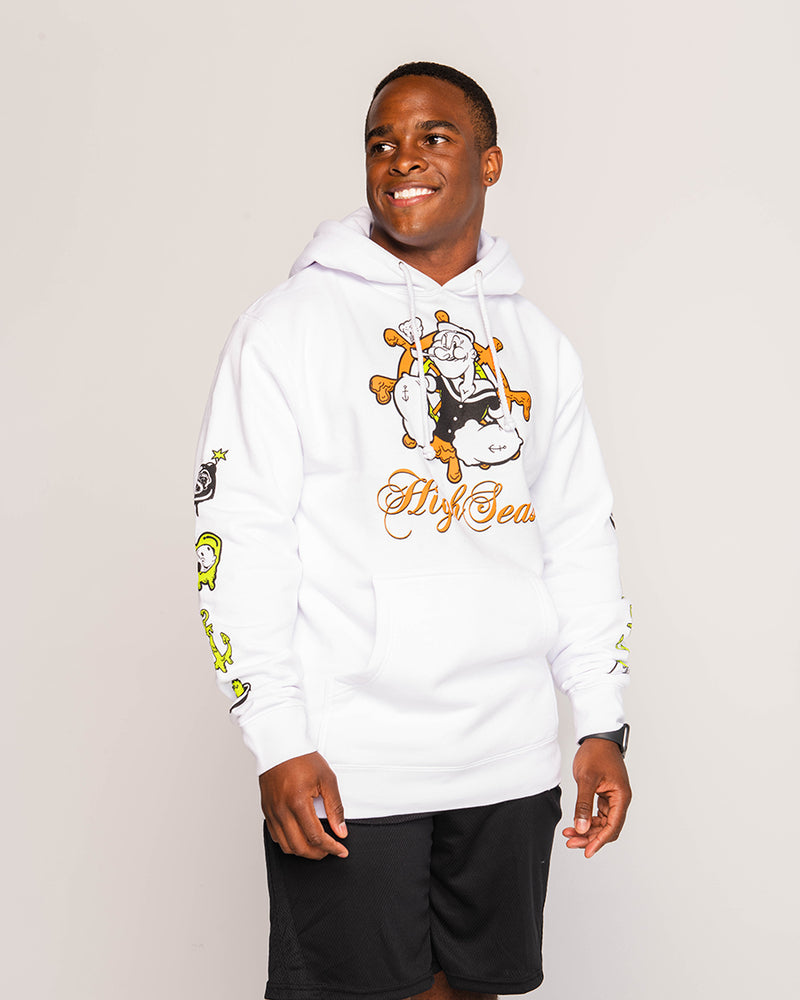 High Seas White Hoodie