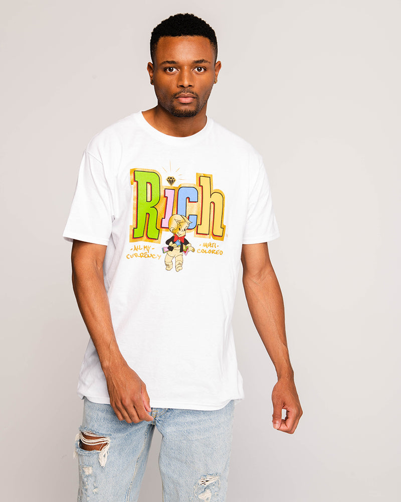 Rich Currency White Tee