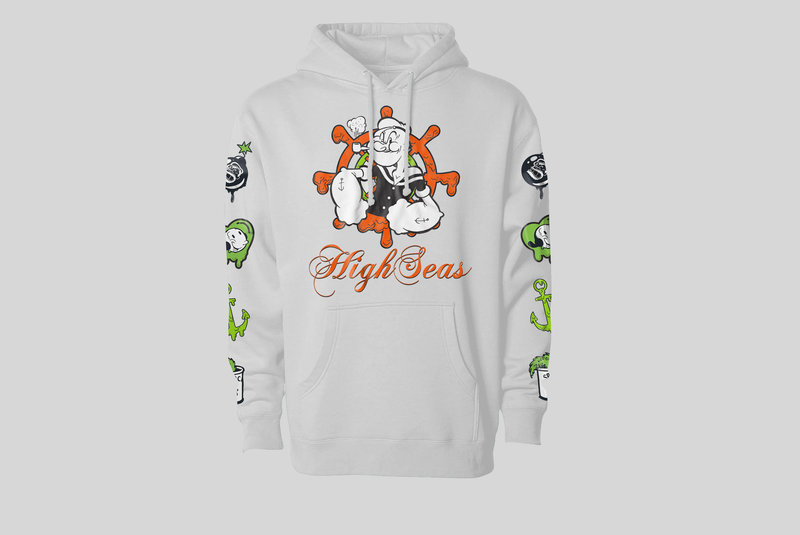 High Seas White Hoodie