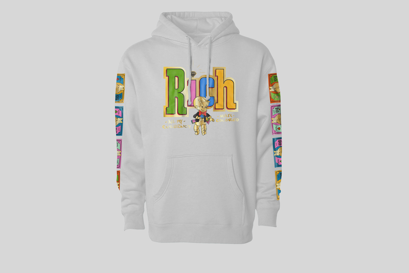 Rich Currency White Hoodie