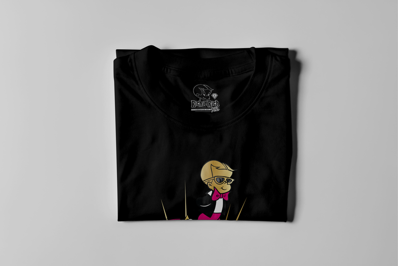 On Skates Black Tee